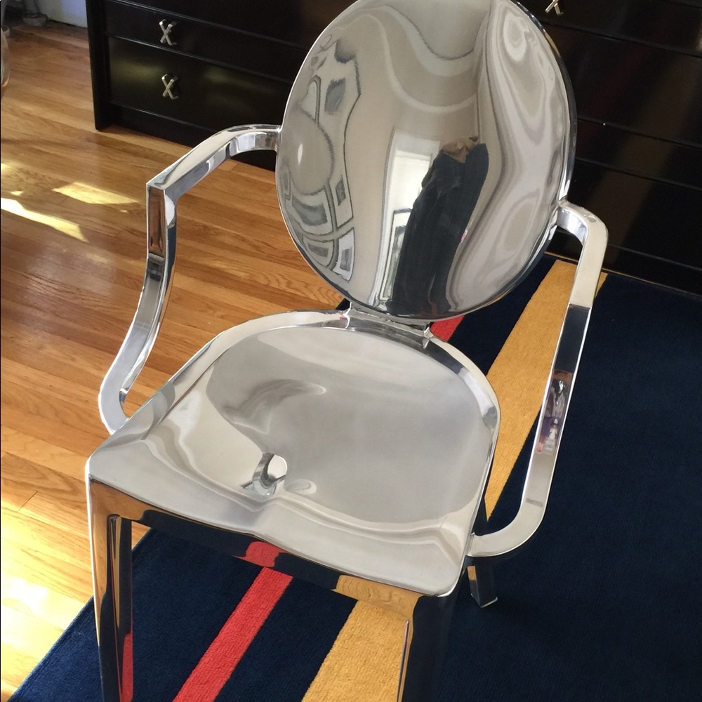Philippe Stark Style CHROME Ghost Chair